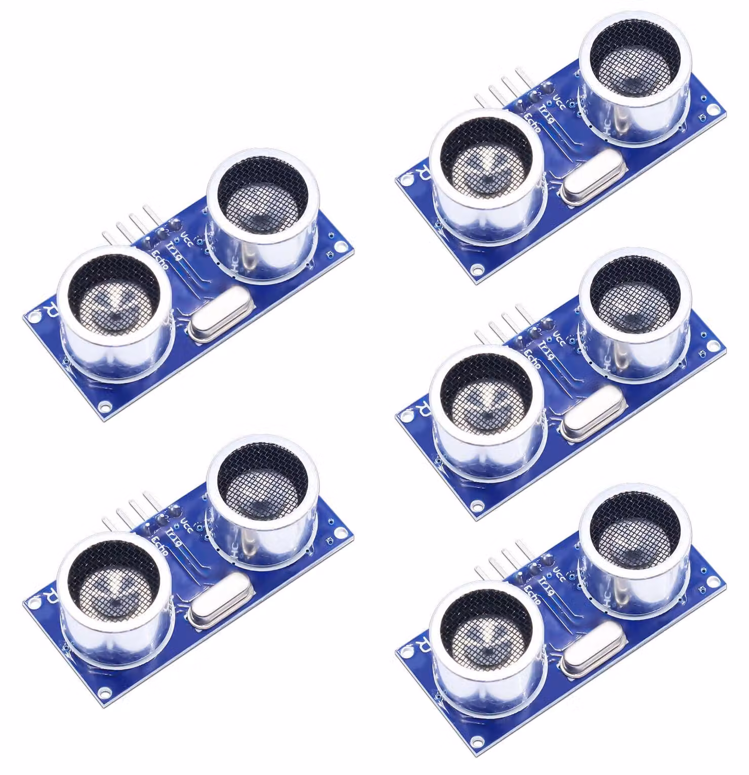 Modulo sensore a ultrasuoni HC-SR04, portata 2-400 cm, confezione da 5 pezzi per Arduino