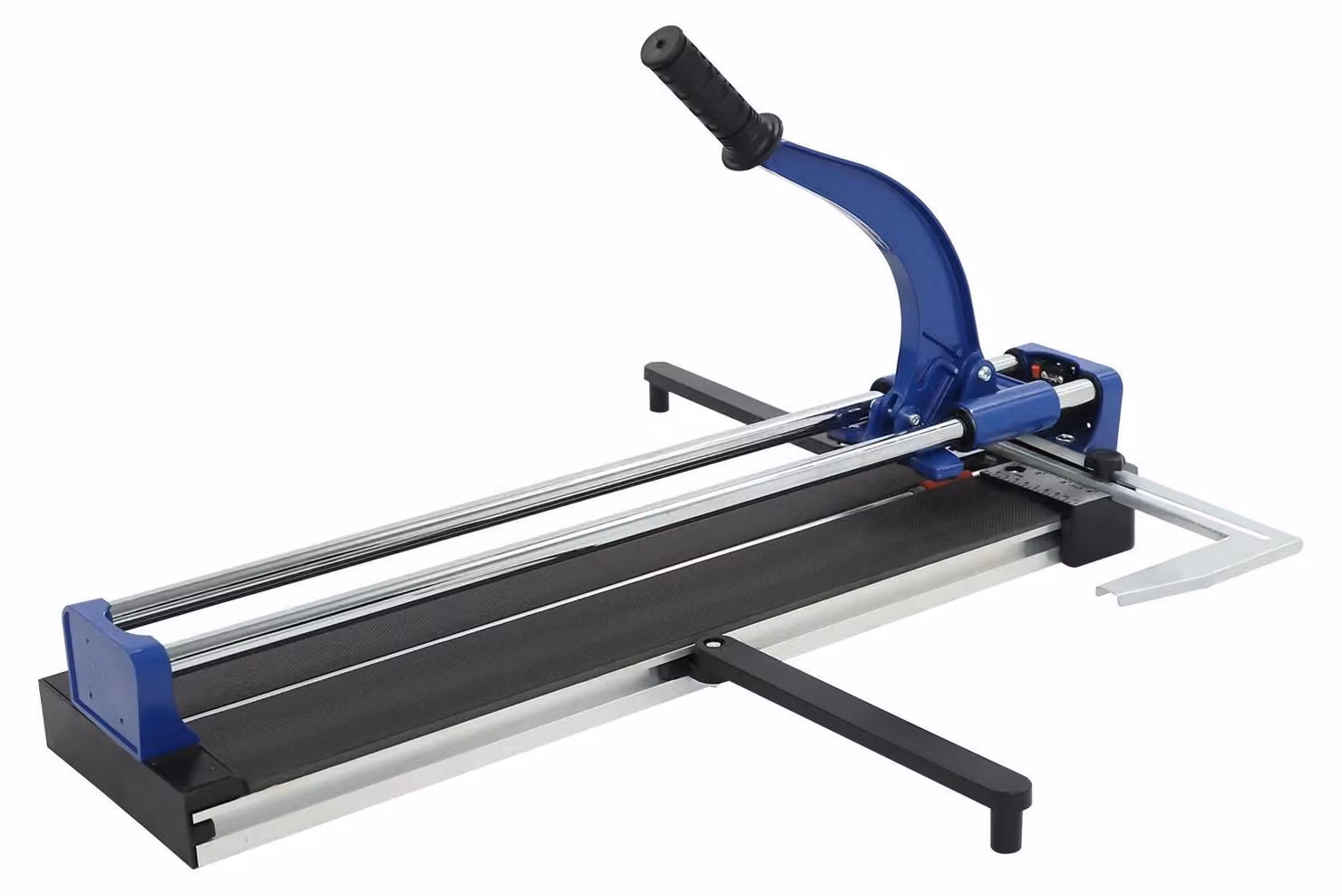 Tagliapiastrelle manuale - Modello 800F - Lunghezza di taglio: 79 cm - Larghezza di taglio: 60 cm - Doppia guida - Guida laser a infrarossi - Disco di taglio in tungsteno - Colore: blu