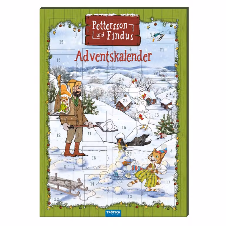 Calendario dell'Avvento a tema "Pettersson e Findus": con 24 fantastici magneti (Pettersson e Findus)