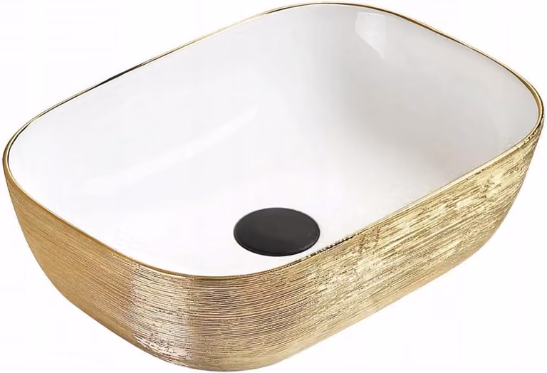 Lavabo MEXEN RITA linea oro bianco 45 cm