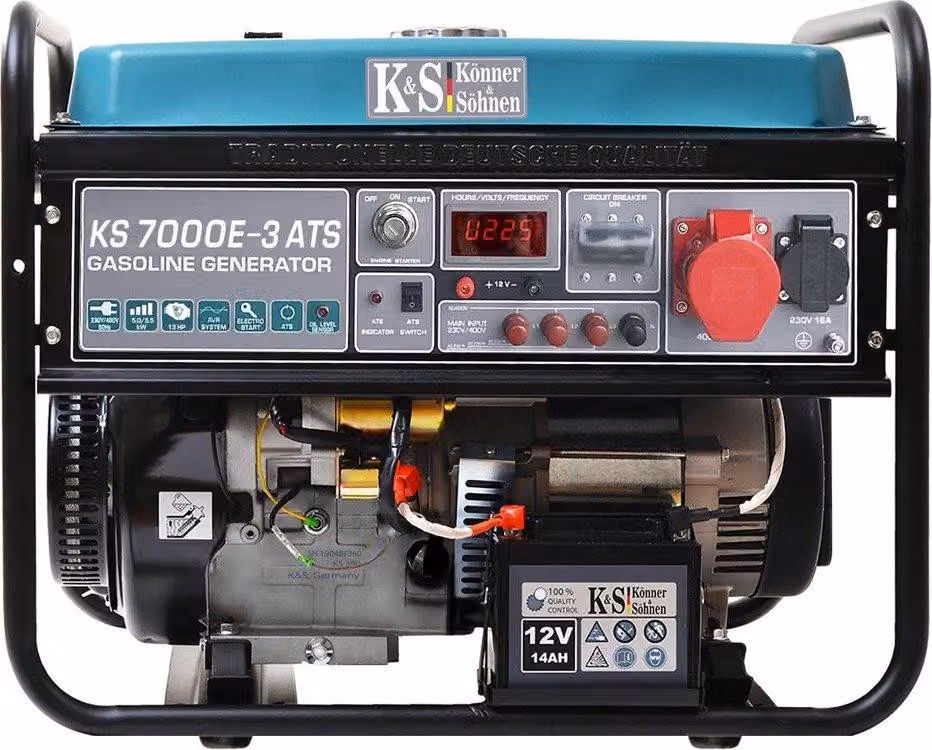 KS 7000E-3 Generatore di corrente ATS Generatore d'emergenza a benzina da 5500W con avviamento elettronico
