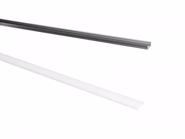 EUROLITE copertura per profilo a U 20mm latteo 2m