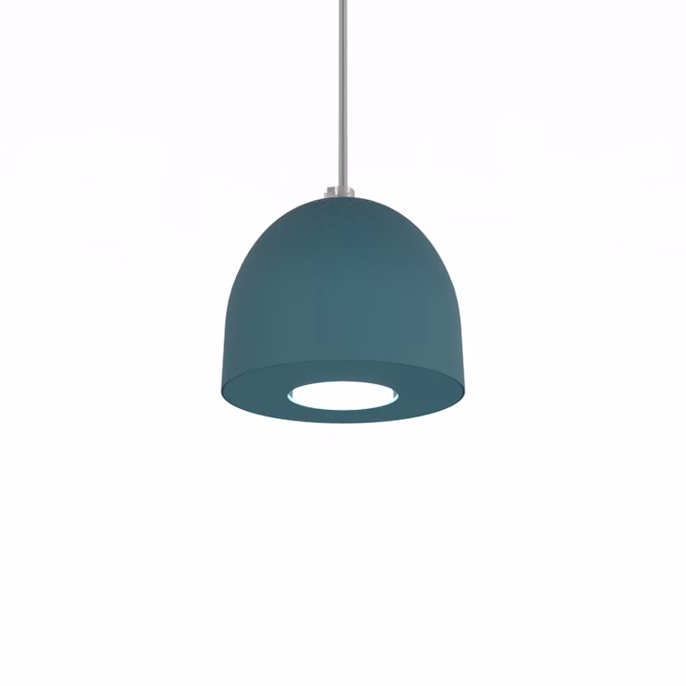 Lampada A Sospensione Campanella Monocolore Opaca
