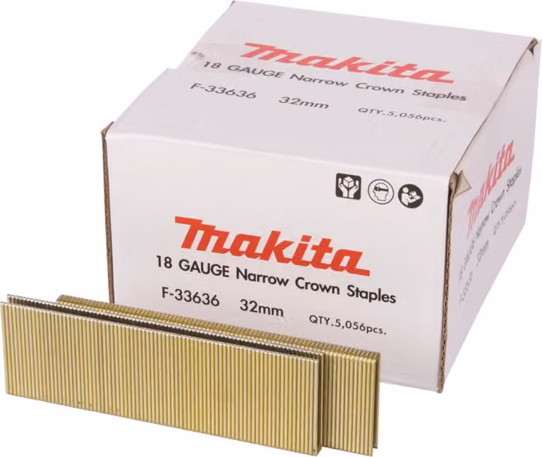 Makita Klammern 32 x 6,3 mm, 5.000 pezzi. 32 x 6,3 mm - 5.000 pezzi.