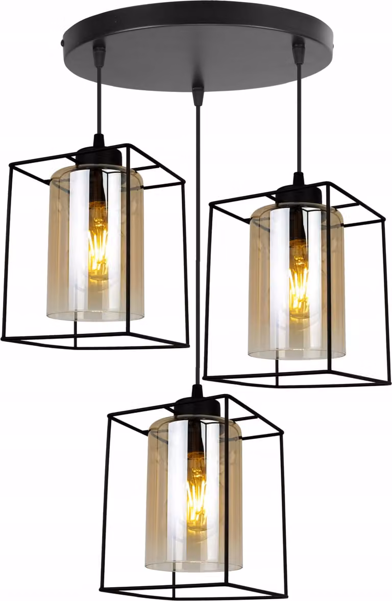 Moderna Ed Elegante Lampada A Sospensione Con Paralume In Vetro