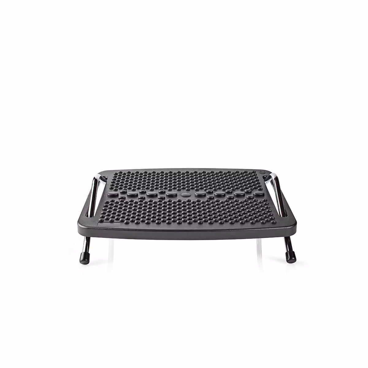 Poggiapiedi Nedis - Angolo regolabile - Nero - Plastica / Metallo