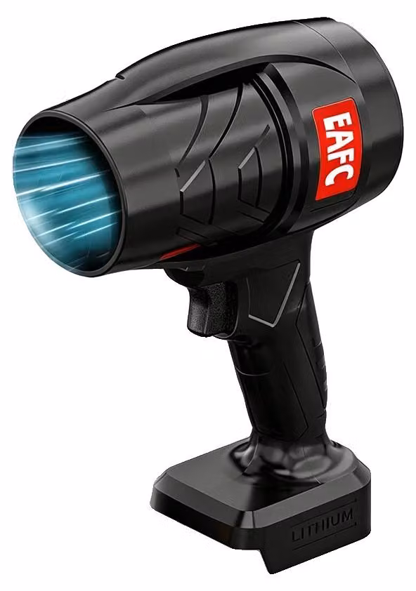 Soffiante, flusso d'aria elevato, design portatile, 2 batterie da 60Wh, alimentazione a batteria