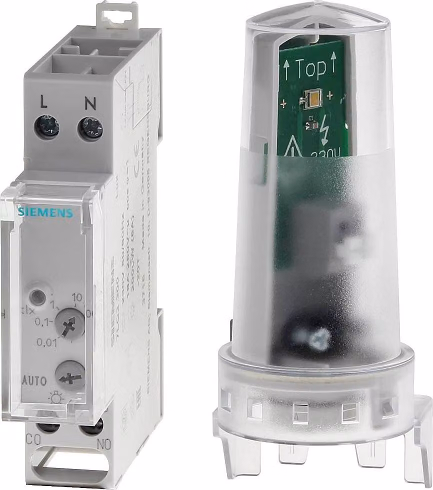 Interruttore crepuscolare 230V, 50/60Hz, 1TE - guida DIN 7LQ2300