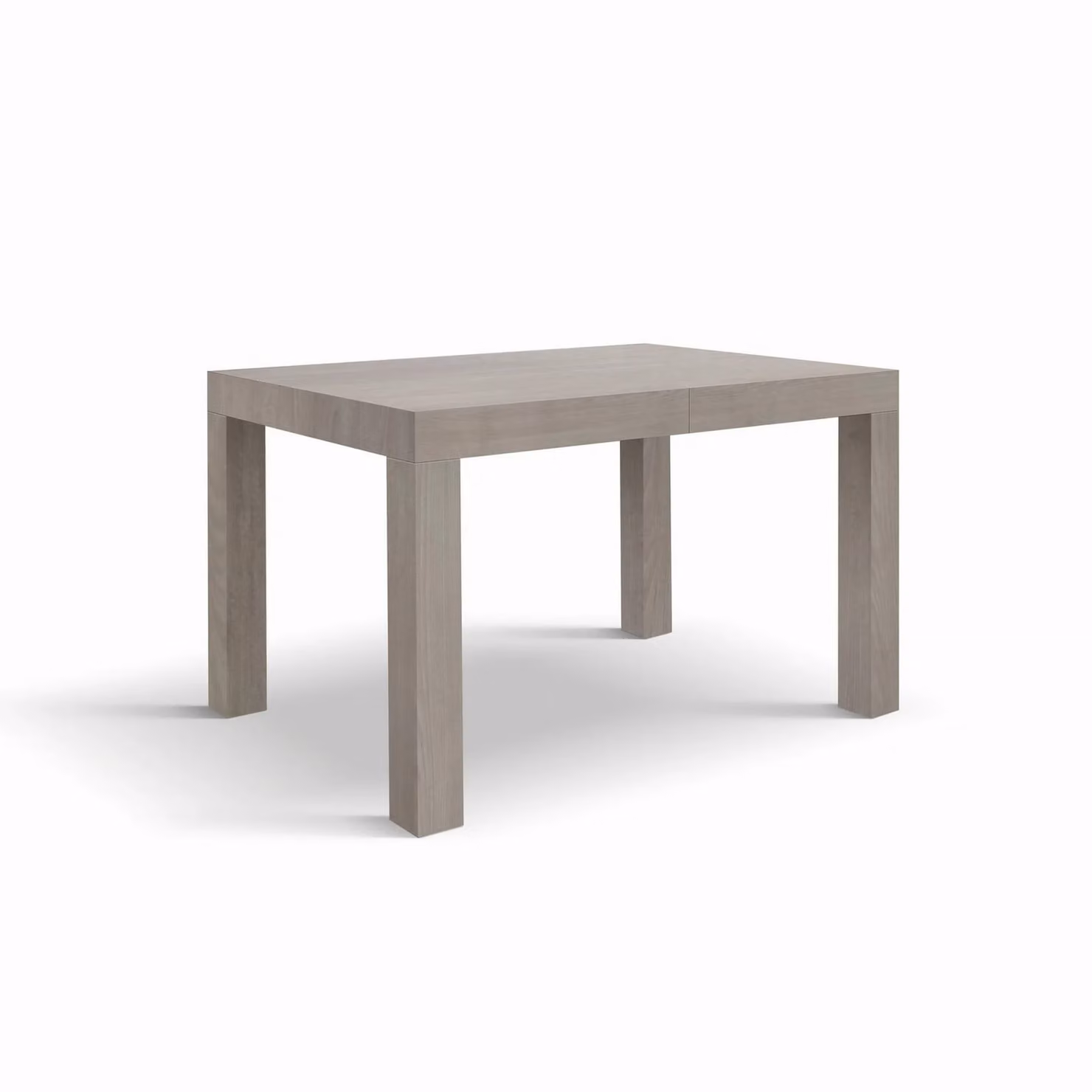 Tavolo BAROLO in legno, finitura olmo perla, allungabile 120×80 cm – 200×80 cm