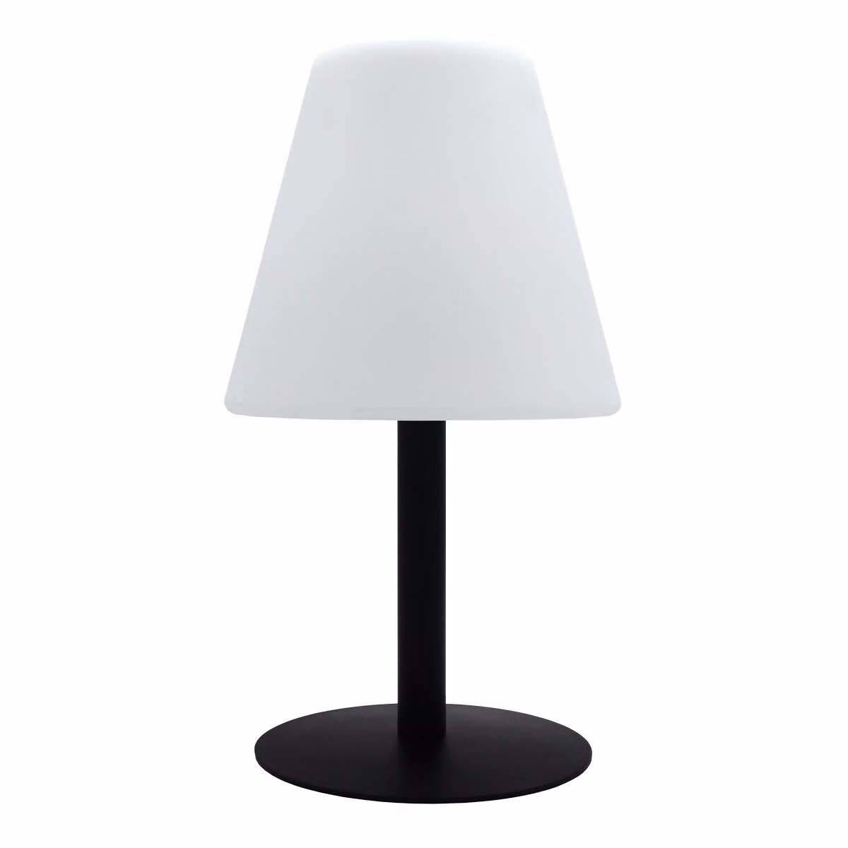 Solar and rechargeable table lamp - LUMISKY - STANDY MINI SOLAR RGB - H36 cm - Dimmable multicolor LED