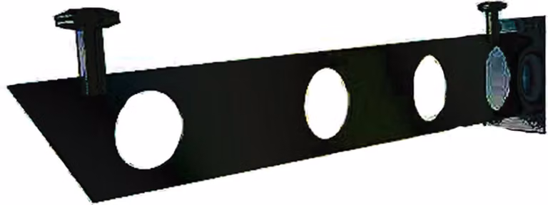 Glaszentrum Hagen - TYP-S-BK agitatore di vetro con staffa in acciaio inox nero