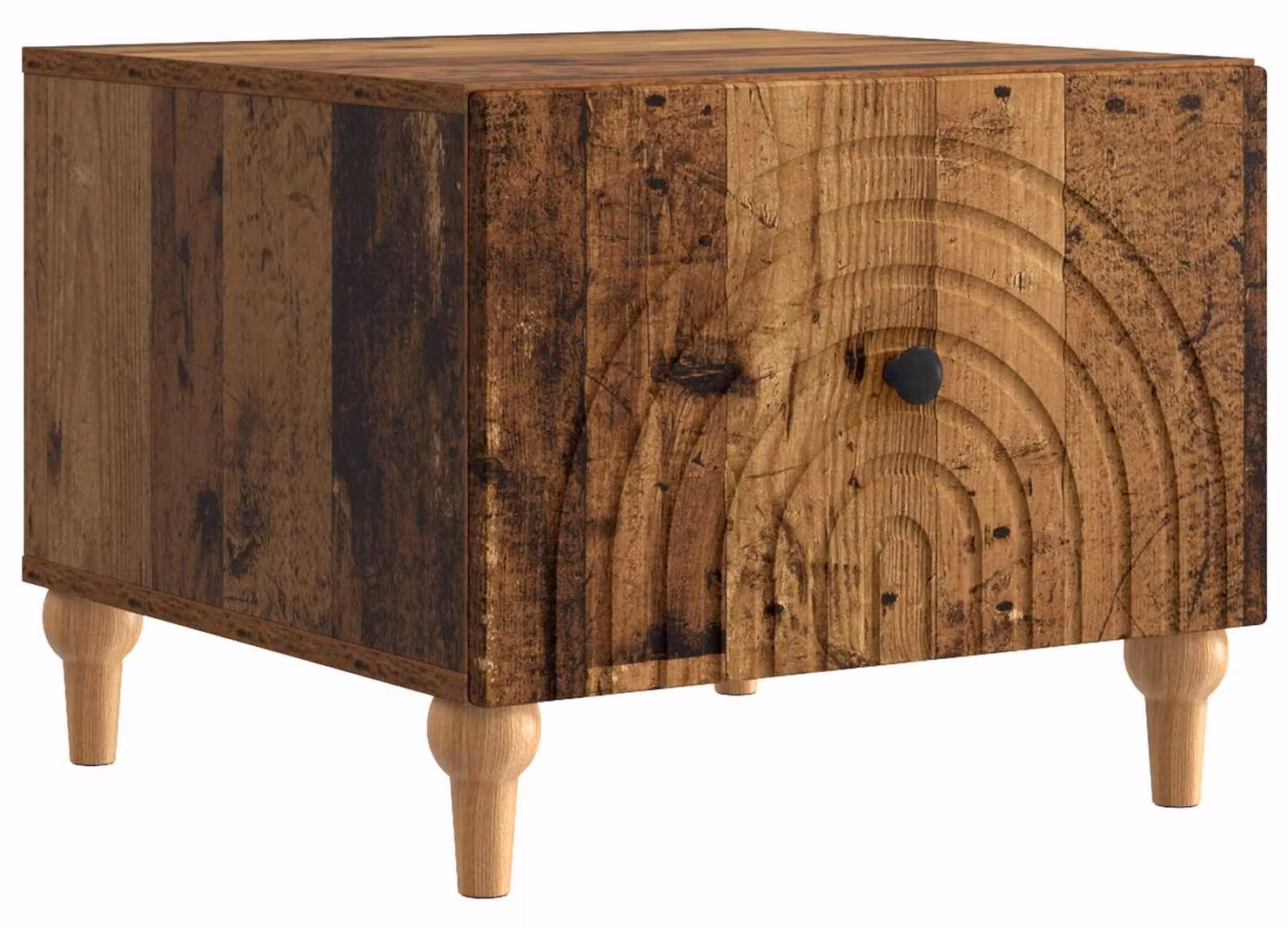 Tavolino da salotto con cassetto Legno antico 49 x 50 x 40 cm