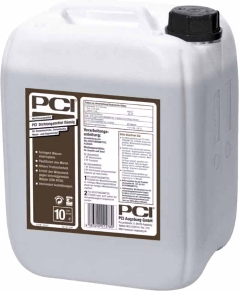 PCI Dichtungsmittel Mörtelzusatzmittel 5 Liter