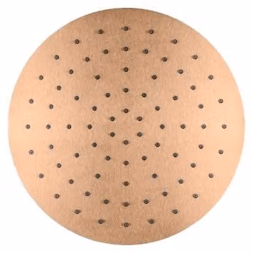 Herzbach LIVING SPA Doccia a pioggia Slim Ø250 mm in acciaio color rame