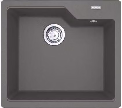 Franke Urban - Lavello Fragranite UBG 610-56, 560x500 mm, pietra grigia 114.0700.070