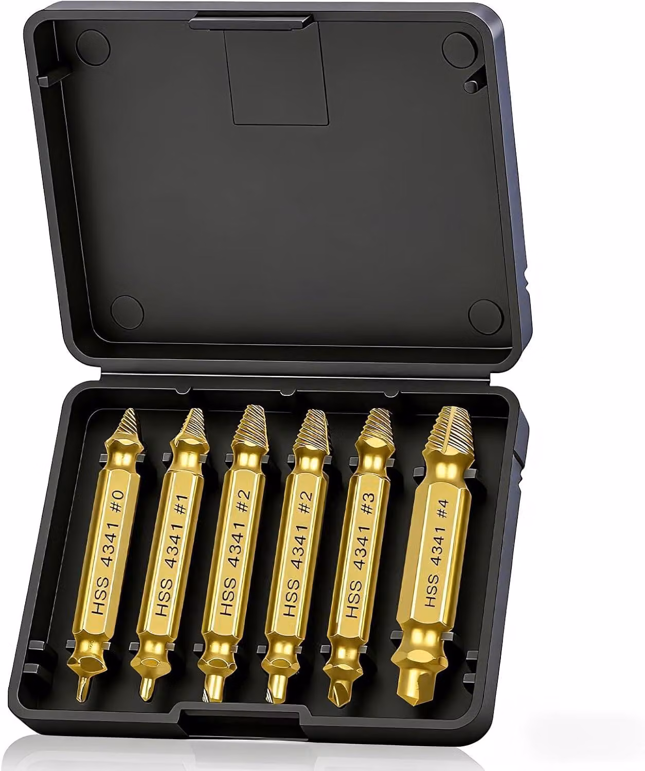 Set di cacciaviti a Esagono, 6 pezzi, in acciaio HSS 4341, per legno e metallo
