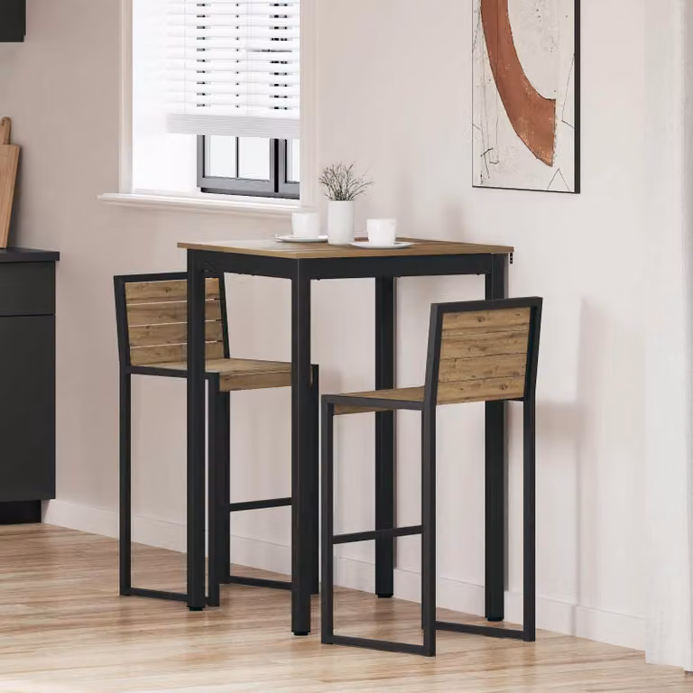 Maison Exclusive - Tavolino in legno composito, forma quadrata