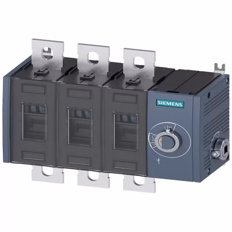 Interruttore sezionatore SIEMENS 500 A, 6 contatti di chiusura, 4 di apertura, 2 di apertura Siemens 3KD44340PE400