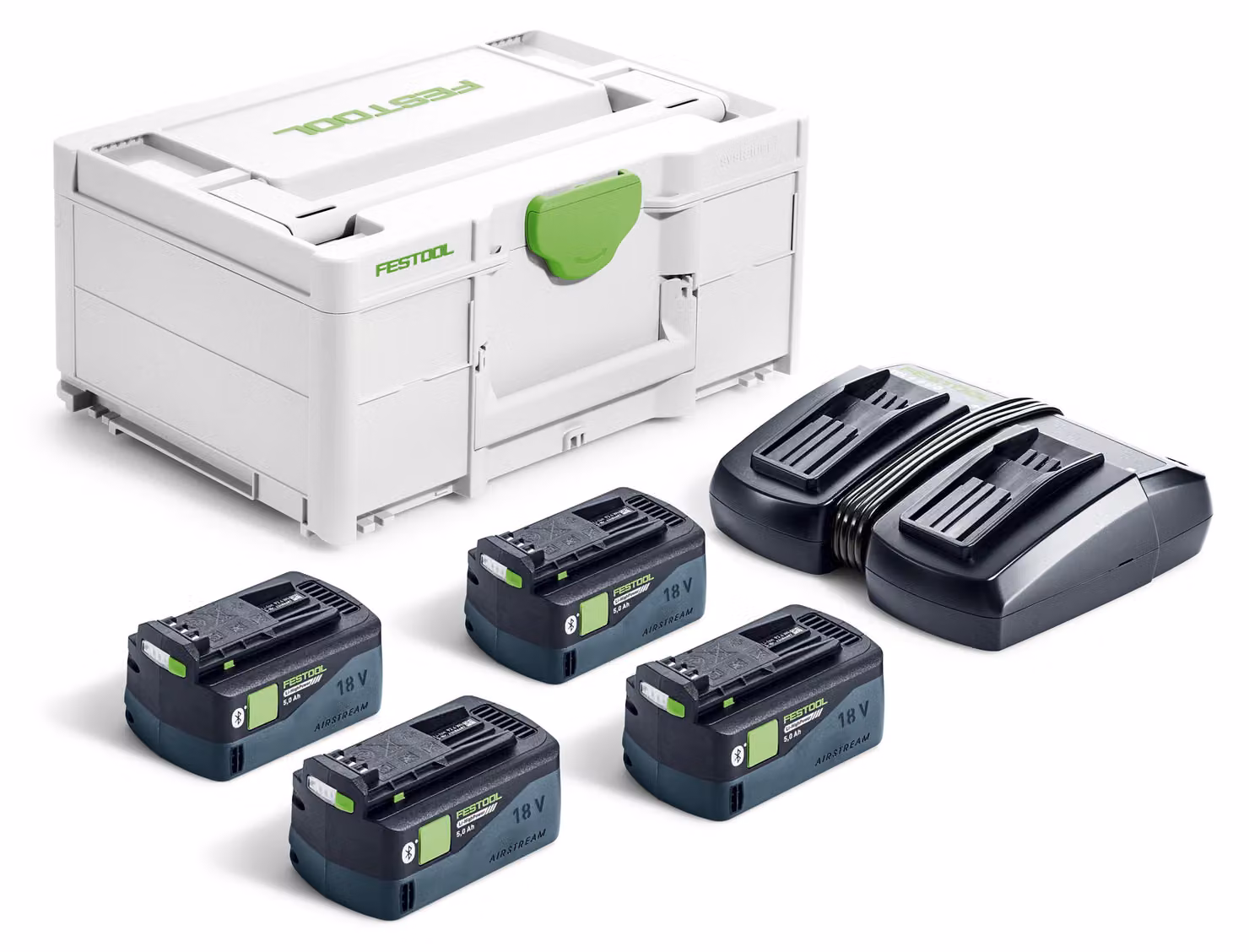 Festool Set energetico SYS 18V 4xHP5,0/TCL6DUO | 578681