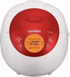 Cuckoo rice stove fuzzy logic 540ml white red cr-0351f cr0351f (cr-0351f) - 160113