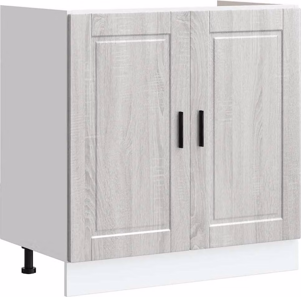 Mobile base lavello Porto Grigio Sonoma 80x46x81,5cm Truciolato