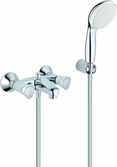 Grohe Costa L - Miscelatore per bagno con accessori, cromo 2546010A