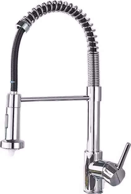 Rubinetto da cucina, funzione spray estraibile, rotazione a 360 gradi, cromato D