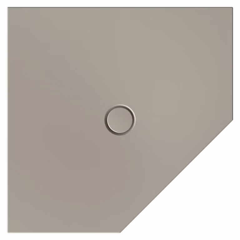 BetteFloor Caro receveurs de douche pentagonaux avec BetteGlasur Plus, 1000x1000mm, 7211-416PLUS, 7211-416PLUS