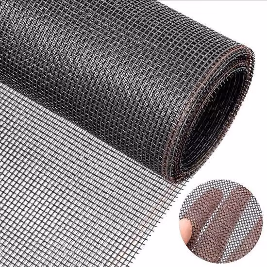 Zanzariera in fibra di vetro Unyqoos® 120 x 250 cm – nera, venduta al metro, rete universale per la protezione dagli insetti, adatta per finestre, lucernari e porte finestre