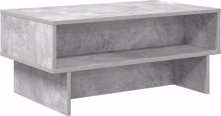 Tavolino da salotto Grigio cemento 80 x 46 x 35 cm