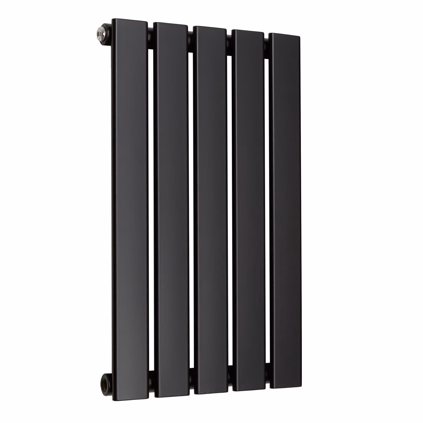 Radiatore di Design Orizzontale Piatto - Nero - 595mm x 350mm (Pannello Singolo) - Sterling Arlie by Hudson Reed