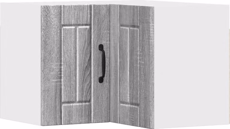 Mobile angolare per parete LUCCA Grigio Sonoma 57 x 57 x 40 cm