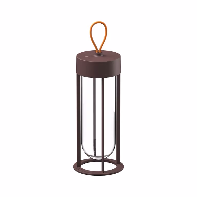 Flos - In Vitro Unplugged - Lampada da tavolo da esterno - Marrone