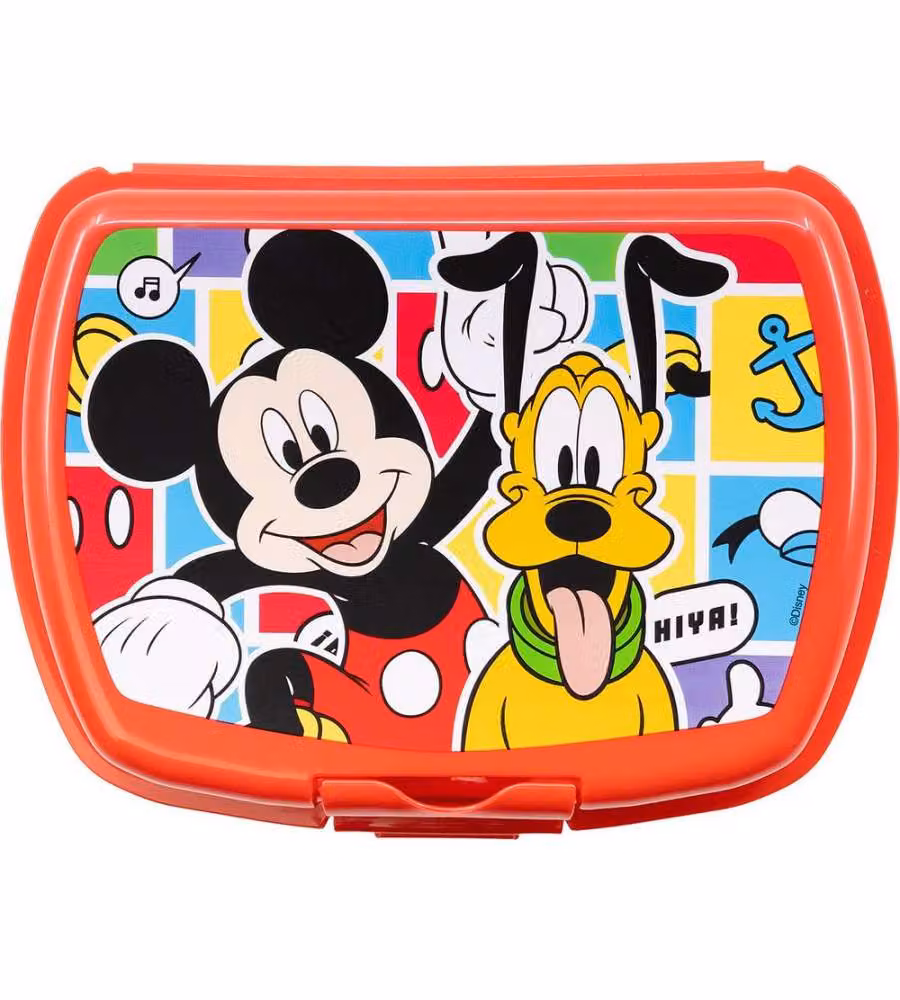 Sandwich Box in plastica per bambini Mickey Mouse Disney