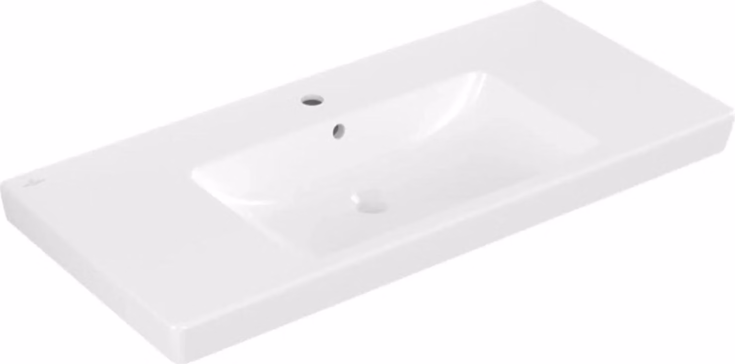 Villeroy & Boch Subway 2.0 lavabo à poser, avec trop-plein, 1 trou pour robinet, 1000x470mm, 7175A001, 7175A001