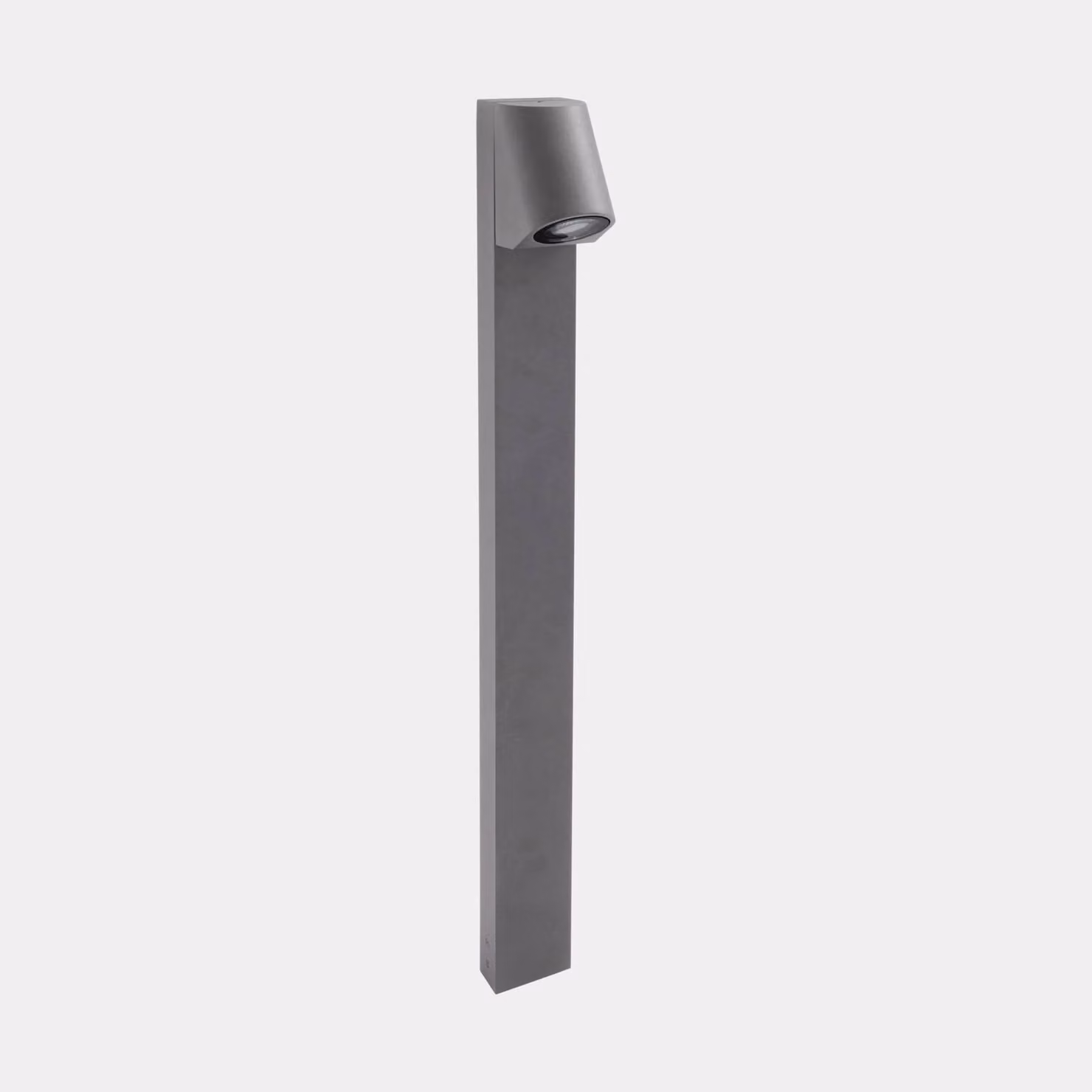LEDS-C4 Lampioncino da giardino Eko Inclined, dimmerabile, Alluminio / Grigio / Zincato, Alluminio, Moderno, Lampada da esterni