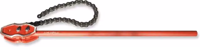 Giratubo a catena reversibile Mundial rosso 900mm 0504ZT