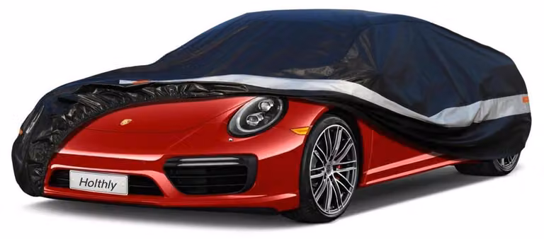 Copertura per auto, 10 strati, impermeabile e traspirante, per Porsche 911 (1964-2012), colore nero