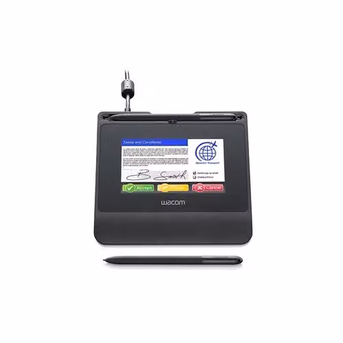 Set Tavoletta Grafica Wacom Signature STU-540 e Sign Pro Nero – 3