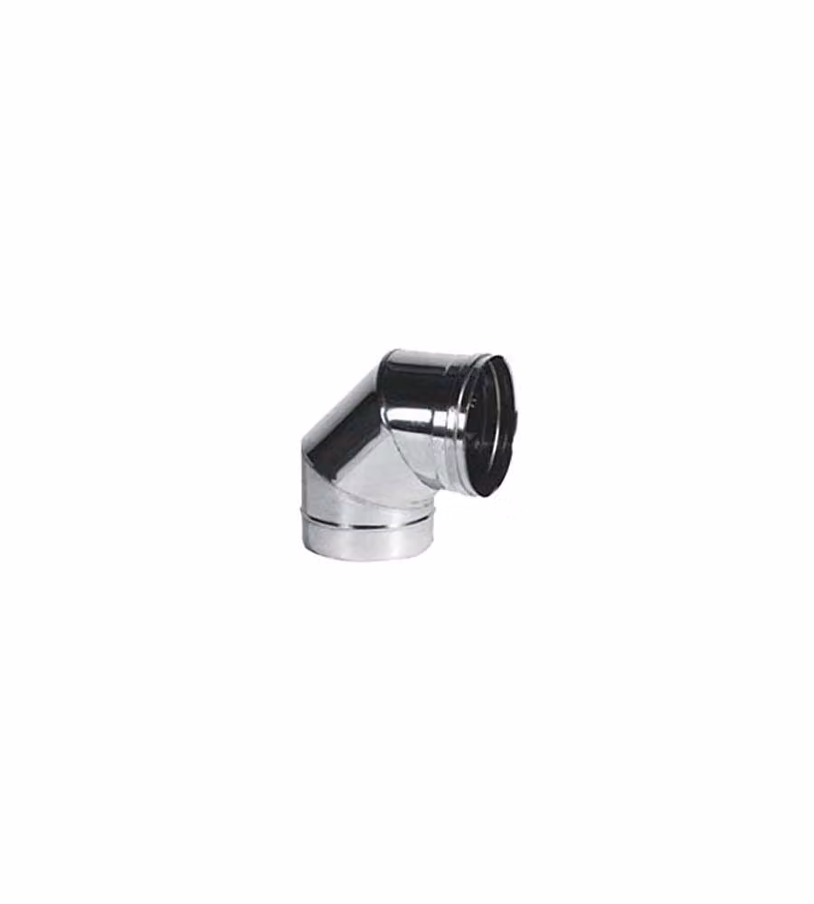 Gomito Inox Settori 90° 13 cm Maral