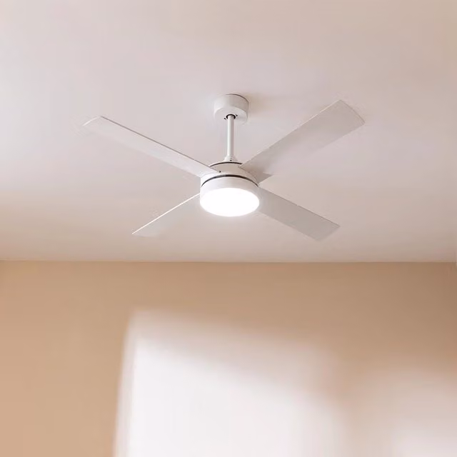 Ventilatore da soffitto Cecotec EnergySilence Aero 5200 White Line colore bianco con telecomando, timer e luce