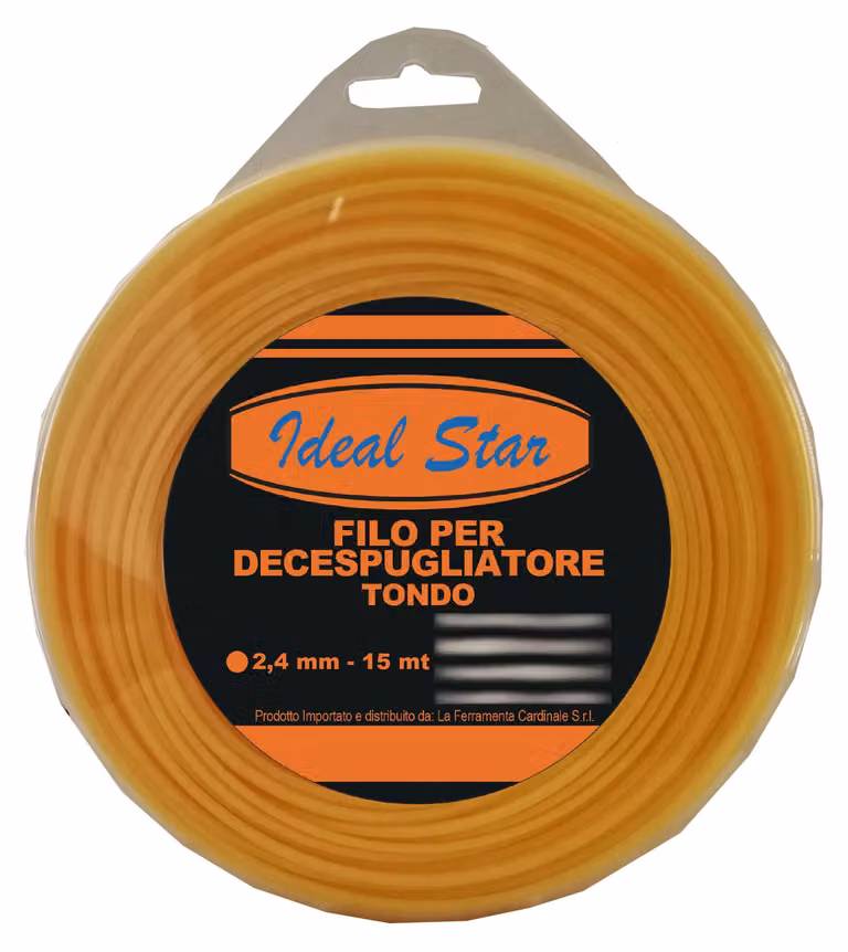 FILO PER DECESPUGLIATORE TONDO CARDINALE Ø 3,3 mm x 15 mt