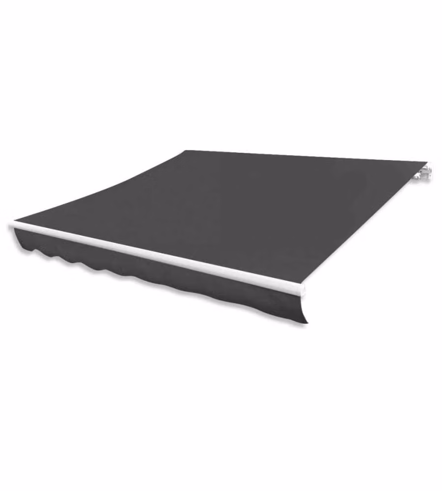 Tessuto di ricambio per tenda da sole vidaXL in poliestere, colore grigio antracite, L: 300 cm – 2