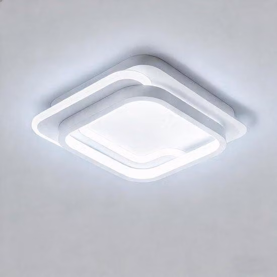 Lampada da bagno a LED, 6500K, 31W, impermeabile IP44, per bagno, cucina, garage, camera da letto, corridoio e balcone.