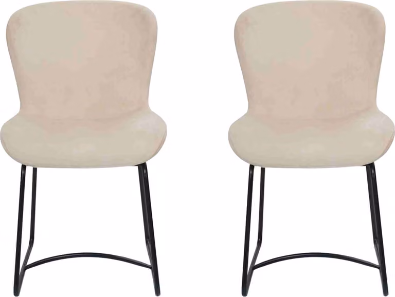 Esszimmerstuhl 2x Stühle Esszimmer Modern Stühle Metall Design Weiß