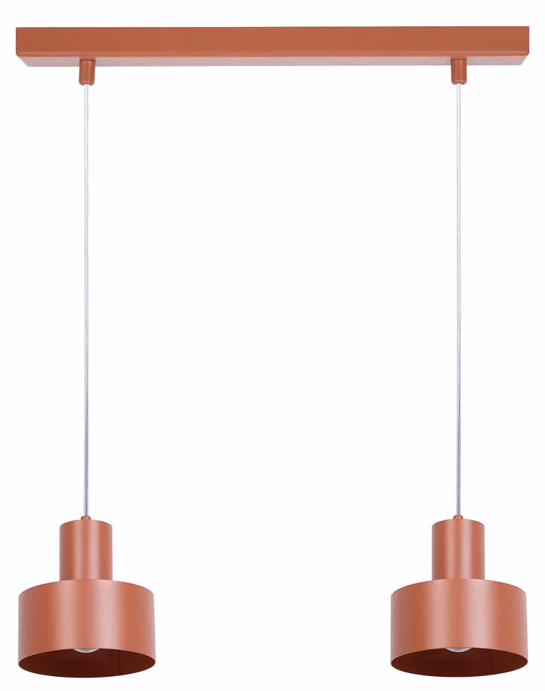 Lampada a sospensione RIF in mattoni 2xE27x15W in metallo, dimensioni: 70x42x15 cm, IP20, Sigma Lighting