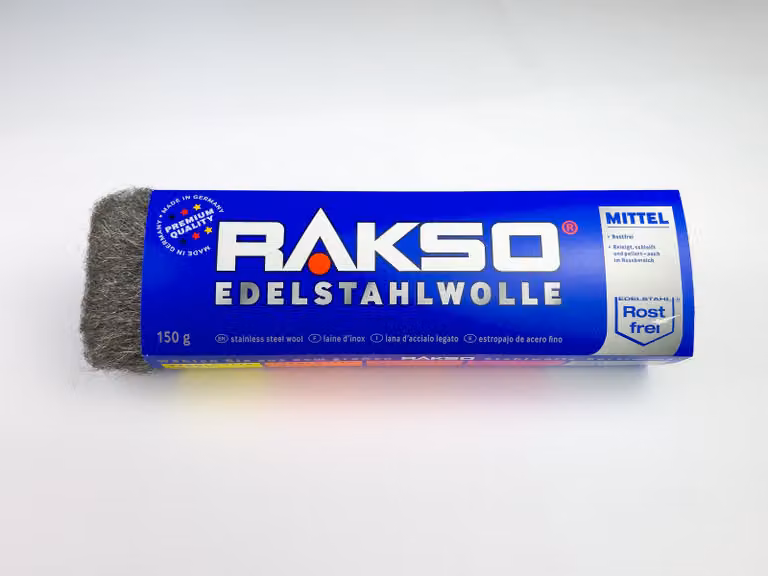 RAKSO, lana di acciaio inossidabile, 150 g, grado: medio