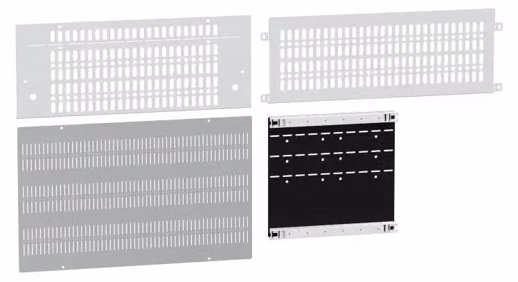 Schneider Electric PrismaSeT-P, separatore, forma 1, per il collegamento di MTZ con la sbarra collettrice verticale Linergy LGYE, larghezza = 650 mm, profondità = 600 mm LVS04925