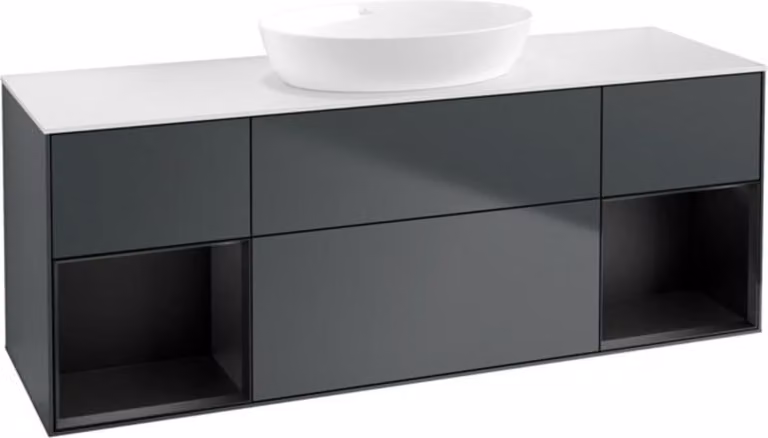 V&B mobile da parete Finion 160cm, Pl w m, Rg b m Lac, md bl. m Lac