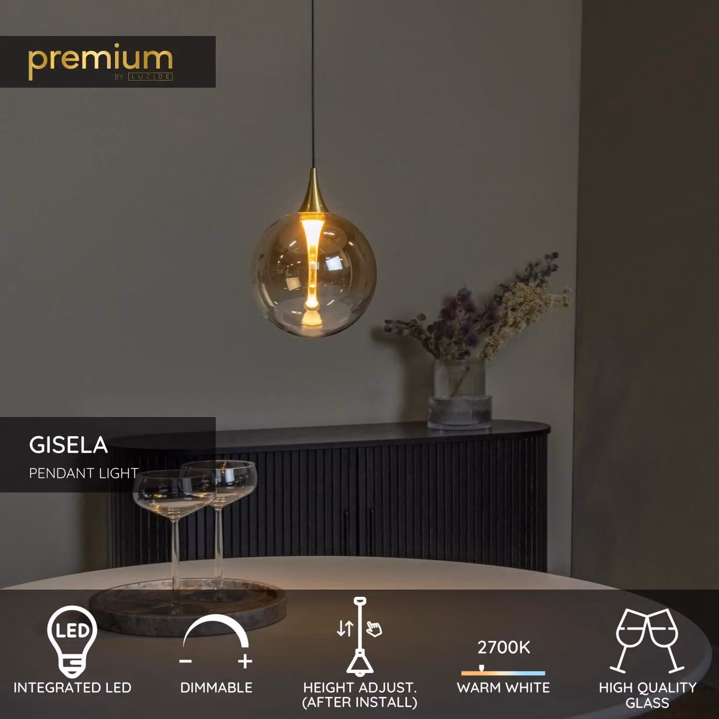 GISELA - Lampada a sospensione